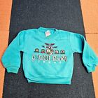 As Is  Vintage S  Padre Island Texas Sweatshirt 4t Toddler Crewneck 90s Blue V2a