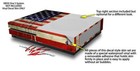 Skin Xbox One S Console Controller Painted Faded Cracked Usa American Flag