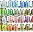 28 Variegated Color Embroidery Machine Thread 1100 Yards Each