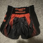 Venum Rws Adult Unisex Muay Thai Shorts Black red Size L