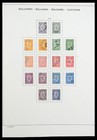 Bulgaria 1879-1968 Used Key Issues Sheets In Schaubek Album Stamp Collection