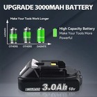 2pack For Makita Bl1815 18v 3 0 Ah Compact Li-ion Battery Bl1820 Bl1815n Bl1830