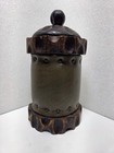 Vintage Wood Carved Lidded 10  Tobacco Humidor Made In Spain