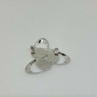 Women s Unique Brooch Pin Multi Color Oval Center Silver Tone Fashion Jewelry 