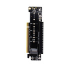 Pcie 4 0 X16 To X8 x4 x4 Expansion Riser Card M 2 Nvme X2 Input Designed