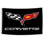 Chevrolet Corvette Banner 3x5ft Flag Chevy Car Racing  Show Garage Wall Workshop