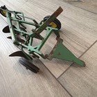 Vintage Ertl John Deere Toy Implement 4 Bottom Plow Tractor Farm