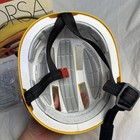 Vintage Vetta Supercorsa Bike Helmet Circa 1987 Made Italy Yellow red Small