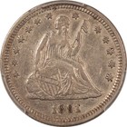 1891 Seated Liberty Quarter - Pcgs Genuine Cleaned-xf Detail 