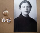 St Gemma Galgani Handmade Relic Locket--beautiful   