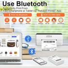 Bluetooth Thermal Label Printer Labelrange Bt320  Print From Iphone And Android
