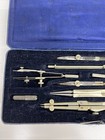 Vintage Drp Precision Drafting Tool Set With Original Box Germany