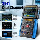 3 In 1 Digital Handheld Oscilloscope Multimeter Signal Generator 50mhz 200msa s