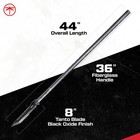 Sheffield 11822 44 Inch Tac Javelin Spear For Camping Hunting Bushcraft