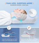 Osteo Cervical Pillow For Neck Pain Queen 25 5 16 5 5 2 4 1 Inches   White