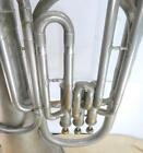 Old C Bruno   Sons Henry Pourcelle Baritone Horn Musical Instrument Sole Agent  