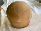 Antique Wood Hat Block Millinery Form Mold Primitive Hatter Crown Shape