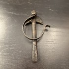 Antique vintage Wrought-iron Swivel Hook Metal 6 