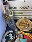 Antique Vintage Junk Drawer Jewelry Lot Estate Sale Find Lot X-52