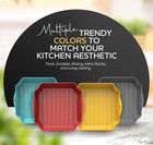 Reusable Silicone Air Fryer Liners Set  7 5     7 5 4 Colors