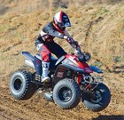 Red Shock Protector Covers For Yamaha Warrior Yfm 350  limited Edition   set 3 