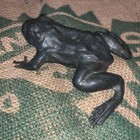 Vintage Solid Brass Frog     Japan