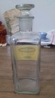 Pepto-bismol Label Under Glass Medicine Display Bottle Apothecary Drug Store