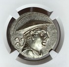 Kingdom Of Bactria Antimachus I 180-165 Bc Ar Tetradrachm Ngc Choice Au 
