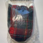 Scovill Dritz Pressing Mitt Sewing Tailors Dressmakers  plaid Wool Cotton No  596