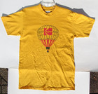Rare Vtg Kodak T-shirt Yellow Hot Air Balloon Graphic Hanes Beefy Usa 1880-1980