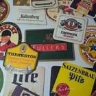 Lot Of 34 Misc Beer Bar Coasters Mats Vintage Some Duplicates New And Used