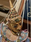 Handmade Burmese Marionette W  Strings And Intricate Detailing