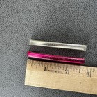 2 Vtg 2 5    Stay Tight Hair Barrettes Pink Silver White Glitter Sparkly Goody  