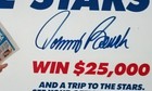 Signed 1980 s Reds Hofer Johnny Bench 11x14 Usa Placard Coa