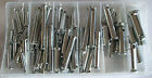 60pc Clevis Pin Assortment Kit Set 21 Different Sizes Hitch Trailer Steel Clips