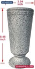 Grave Vase Cemetery Grave Decoration For Cemetery Grave Headstone Flower Vases W
