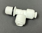 10 Pack Tee Quick Connector 1 4  Male Npt Thread - 1 4  Tube  Suits 1 4  Tubing