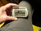 1893 Antique Advertising Paperweight  columbian Exposition Libby Glass  Vg Mass 