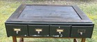 Vintage Wagemaker Oak 4 Drawer Card Catalog File Cabinet Dovetail Stackable  b