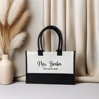 Mrs  Last Name Est Year Tote Bag  Bride Tote Bag  Bridal Shower Gift  Bacheloret