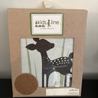 Window Valance Baby Nursery Kids Room Willow Deer Fawn 14x60 Organic Cotton