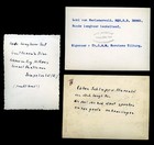 Dachshund Long Haired Vintage 1950s Black   White Real Photos X 3 - Named