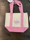 Trader Joe s Pastel Mini Canvas Tote Bags 2025 Limited Edition Nwt Lot Of 4
