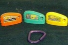 Lot Of 3 Smart Cycle Games  Sponge Bob  Yellow Bus  Orange Bus  rumble Action 
