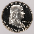 1960 Proof Franklin Half Dollar 50c - Ngc Graded Pf65 Ultra Cameo