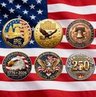 250th Anniversary Coin Set God Bless America 3 Pc 250th President Us Mint