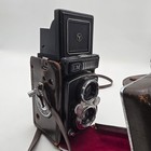 Yashica Mat 6x6 Medium Format Tlr Camera 80mm F3 5 Lenses W  Case