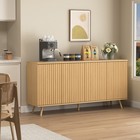 Sideboard Buffet Cabinet With Storage Long Sideboard Storage Cabinet With4 Doors