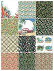 Wizardi Tropical Holiday Scrapbook Paper Pack  12 Sheets Of 15 2x15 2cm Heavy   