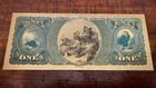          1875  1 First National Bank Of Lebanon-vintage 24k Gold Foil Obsolete Note